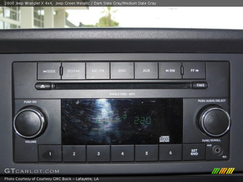 Jeep Green Metallic / Dark Slate Gray/Medium Slate Gray 2008 Jeep Wrangler X 4x4