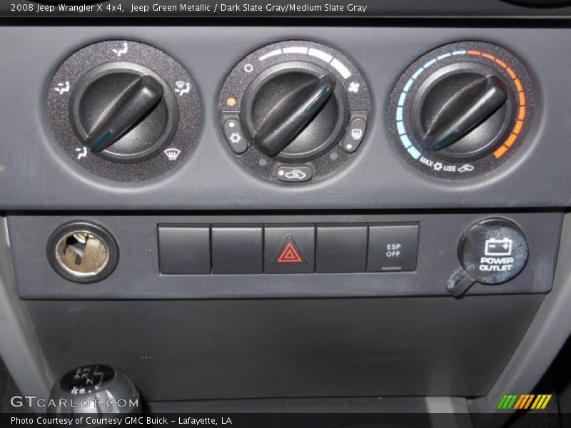 Jeep Green Metallic / Dark Slate Gray/Medium Slate Gray 2008 Jeep Wrangler X 4x4