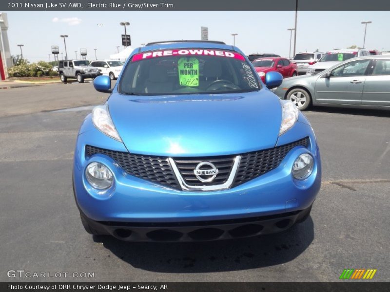 Electric Blue / Gray/Silver Trim 2011 Nissan Juke SV AWD