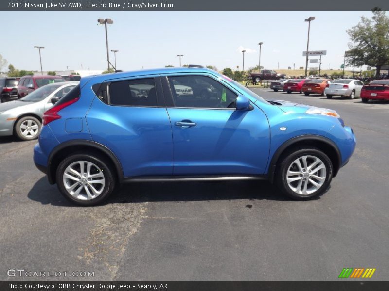 Electric Blue / Gray/Silver Trim 2011 Nissan Juke SV AWD