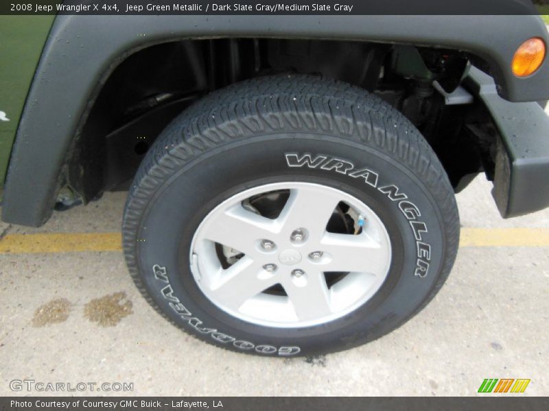 Jeep Green Metallic / Dark Slate Gray/Medium Slate Gray 2008 Jeep Wrangler X 4x4