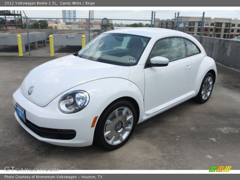 Candy White / Beige 2012 Volkswagen Beetle 2.5L