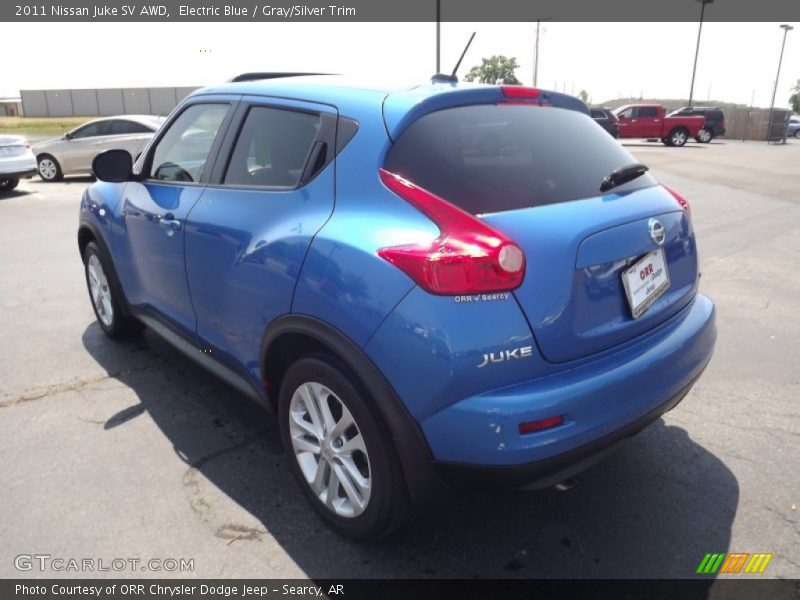 Electric Blue / Gray/Silver Trim 2011 Nissan Juke SV AWD