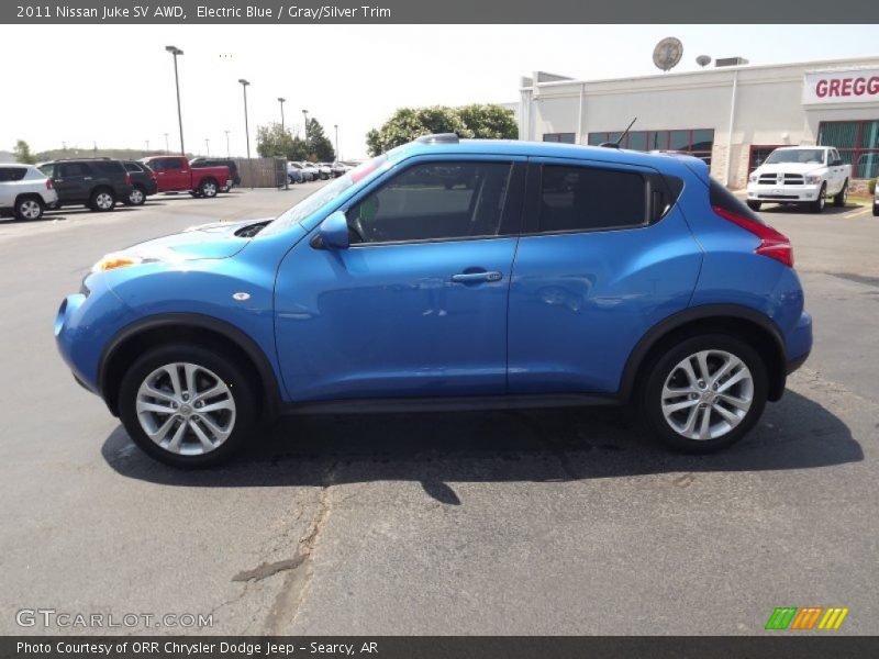 Electric Blue / Gray/Silver Trim 2011 Nissan Juke SV AWD