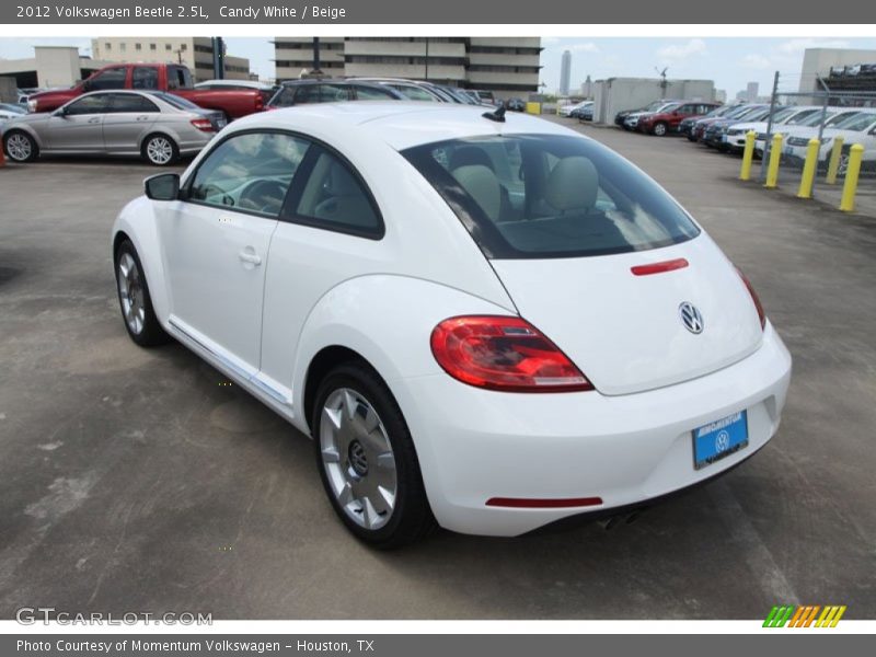 Candy White / Beige 2012 Volkswagen Beetle 2.5L