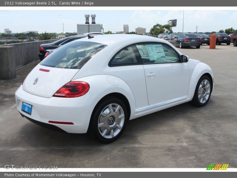 Candy White / Beige 2012 Volkswagen Beetle 2.5L