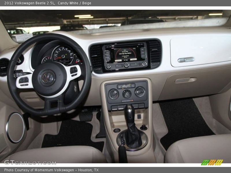 Candy White / Beige 2012 Volkswagen Beetle 2.5L