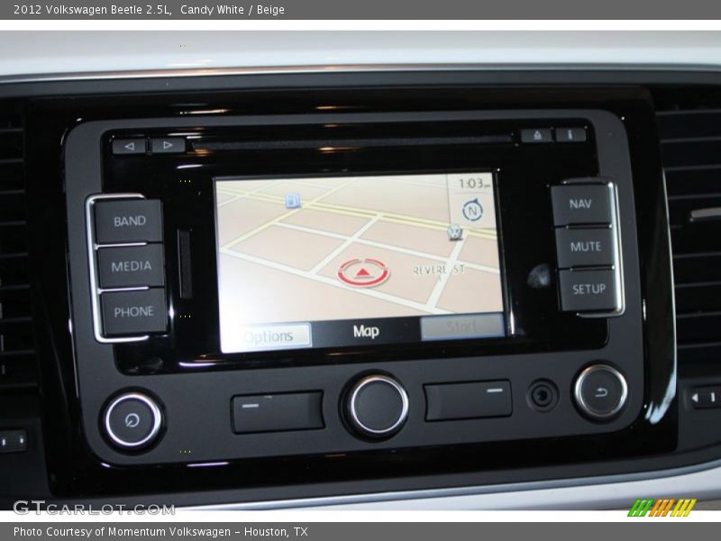 Candy White / Beige 2012 Volkswagen Beetle 2.5L