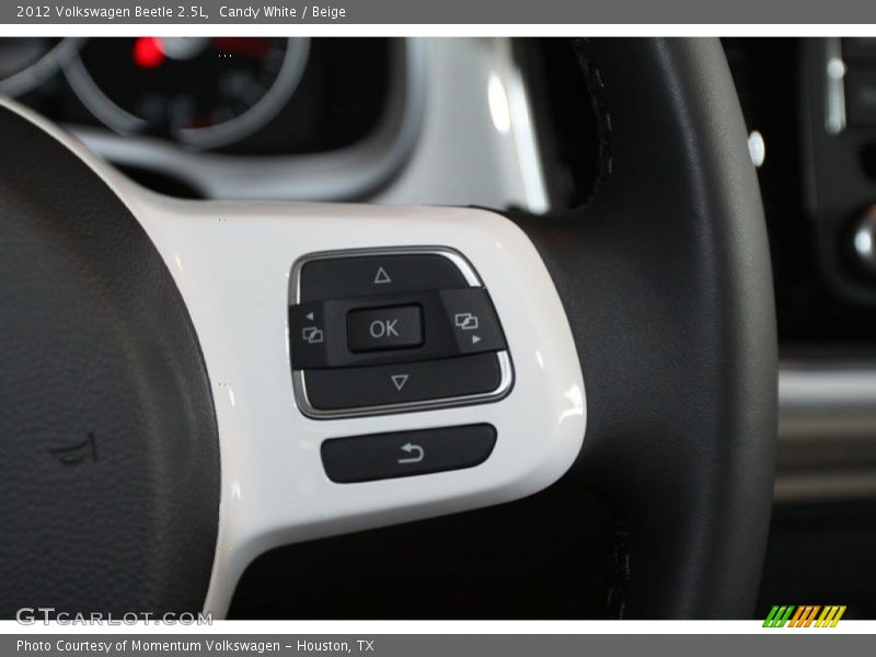 Candy White / Beige 2012 Volkswagen Beetle 2.5L