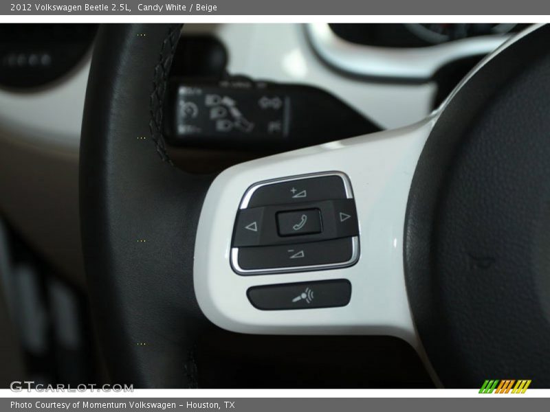 Candy White / Beige 2012 Volkswagen Beetle 2.5L