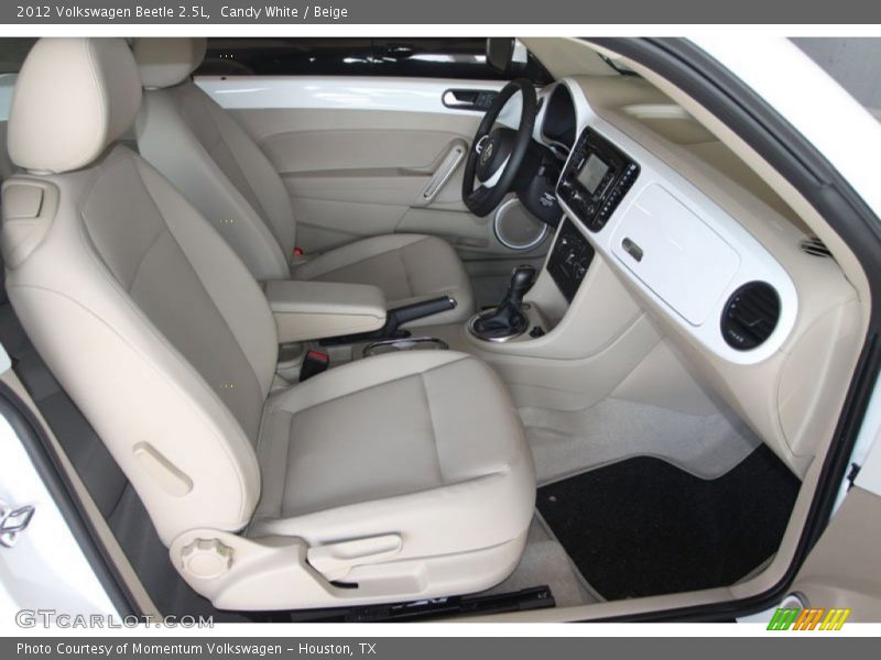Candy White / Beige 2012 Volkswagen Beetle 2.5L