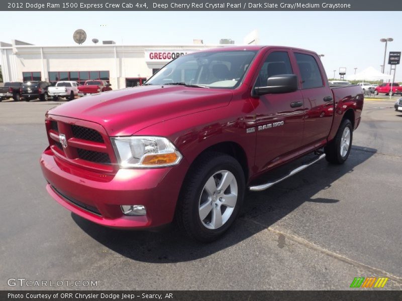 Deep Cherry Red Crystal Pearl / Dark Slate Gray/Medium Graystone 2012 Dodge Ram 1500 Express Crew Cab 4x4