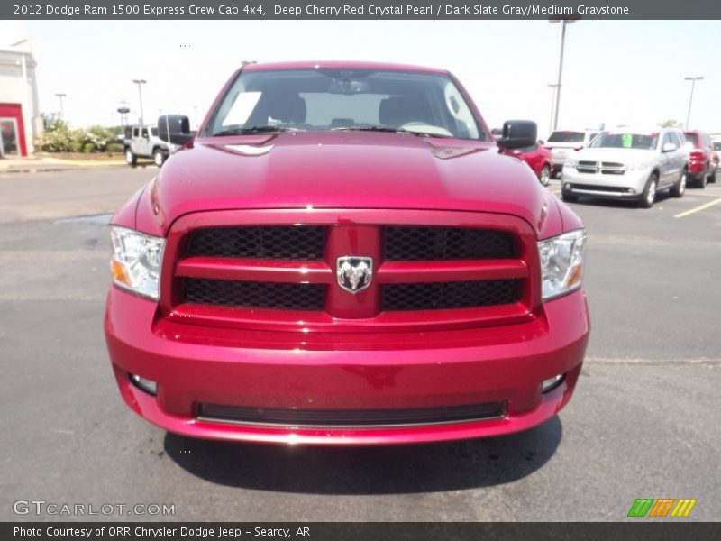 Deep Cherry Red Crystal Pearl / Dark Slate Gray/Medium Graystone 2012 Dodge Ram 1500 Express Crew Cab 4x4