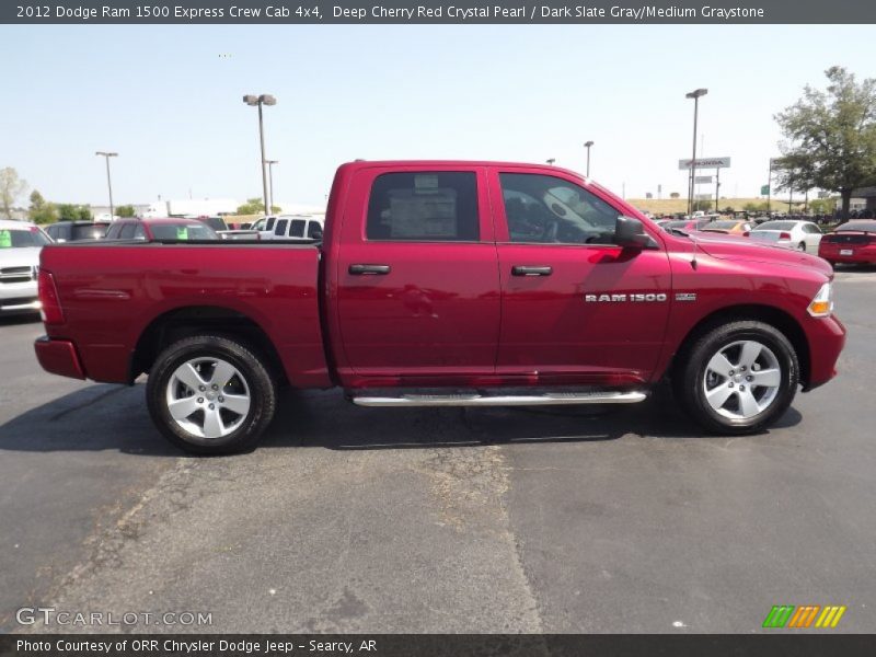  2012 Ram 1500 Express Crew Cab 4x4 Deep Cherry Red Crystal Pearl