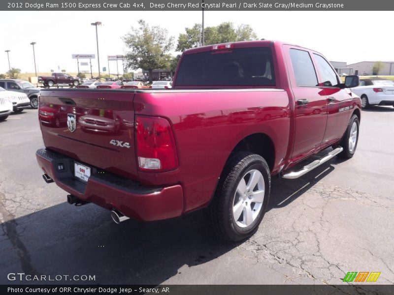 Deep Cherry Red Crystal Pearl / Dark Slate Gray/Medium Graystone 2012 Dodge Ram 1500 Express Crew Cab 4x4