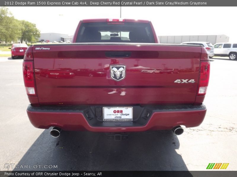 Deep Cherry Red Crystal Pearl / Dark Slate Gray/Medium Graystone 2012 Dodge Ram 1500 Express Crew Cab 4x4