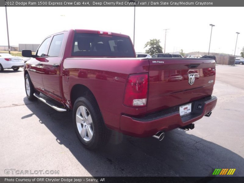 Deep Cherry Red Crystal Pearl / Dark Slate Gray/Medium Graystone 2012 Dodge Ram 1500 Express Crew Cab 4x4