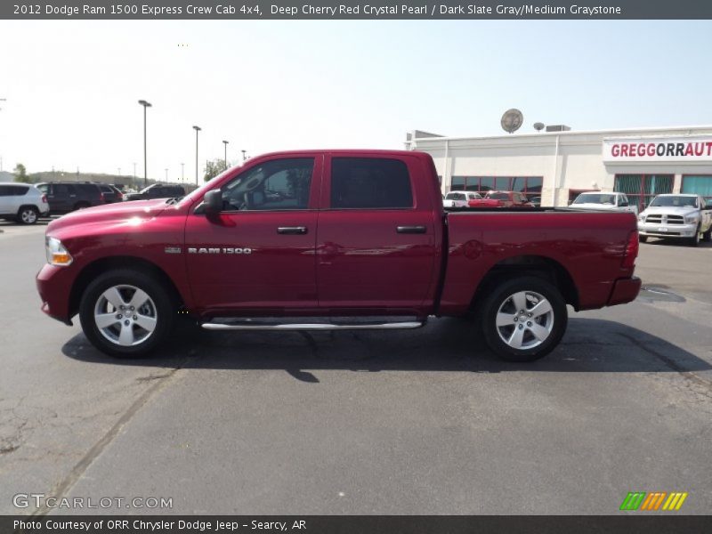 Deep Cherry Red Crystal Pearl / Dark Slate Gray/Medium Graystone 2012 Dodge Ram 1500 Express Crew Cab 4x4