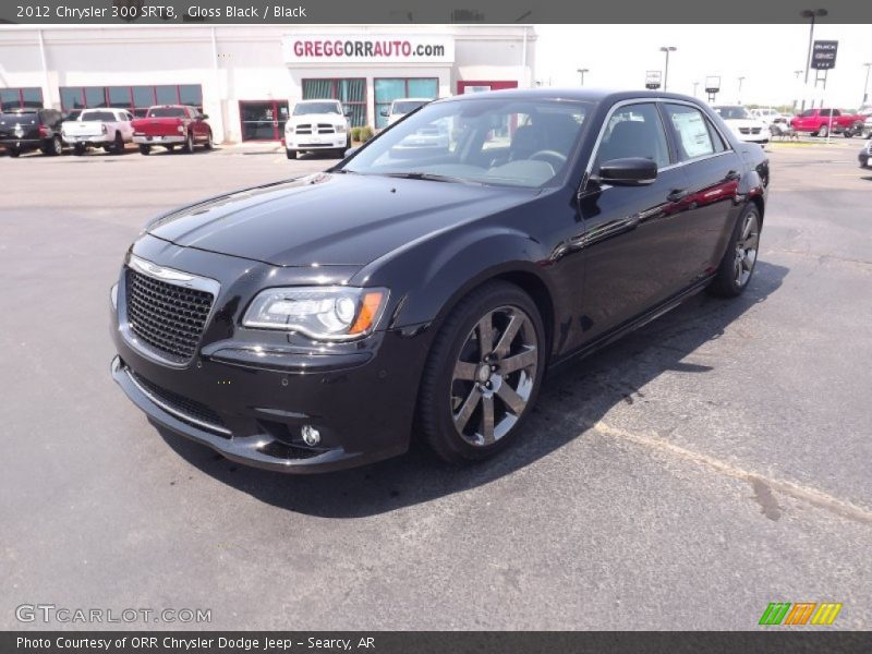 Gloss Black / Black 2012 Chrysler 300 SRT8