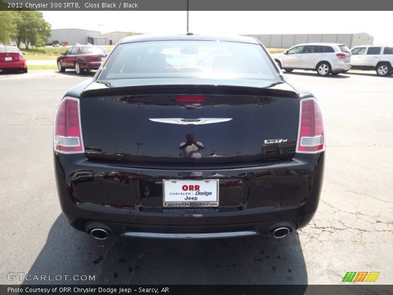 Gloss Black / Black 2012 Chrysler 300 SRT8