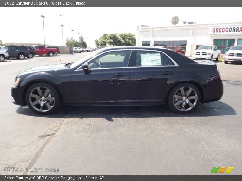 Gloss Black / Black 2012 Chrysler 300 SRT8