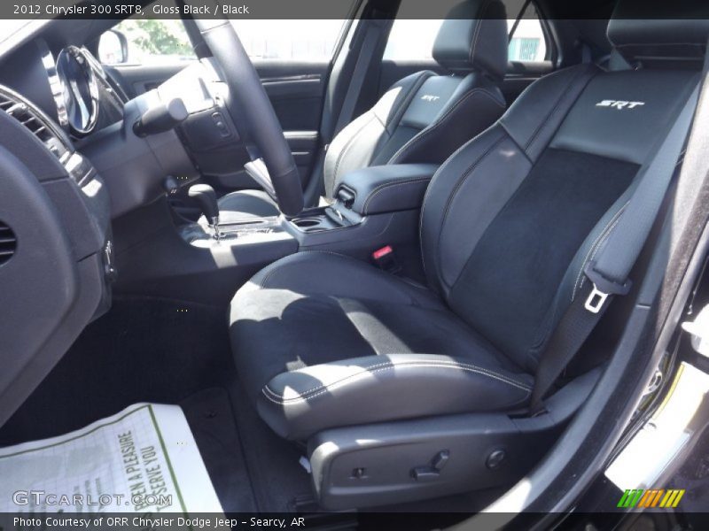 Front Seat of 2012 300 SRT8