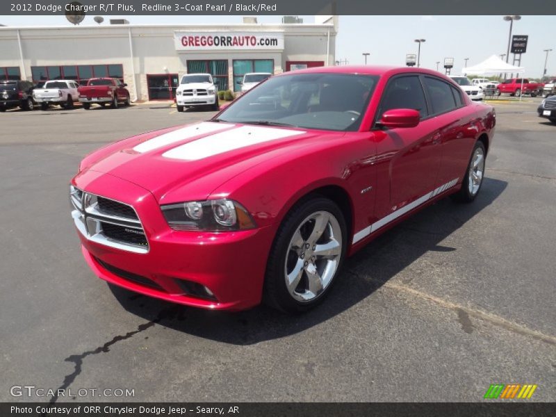 Redline 3-Coat Pearl / Black/Red 2012 Dodge Charger R/T Plus