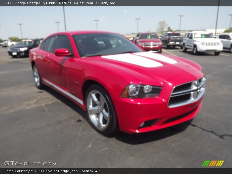 Redline 3-Coat Pearl / Black/Red 2012 Dodge Charger R/T Plus