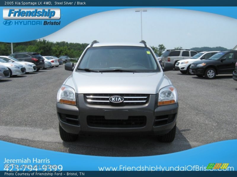 Steel Silver / Black 2005 Kia Sportage LX 4WD