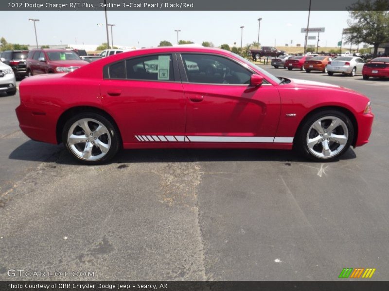 Redline 3-Coat Pearl / Black/Red 2012 Dodge Charger R/T Plus