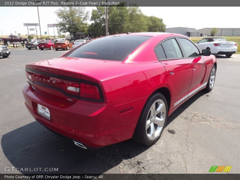 Redline 3-Coat Pearl / Black/Red 2012 Dodge Charger R/T Plus