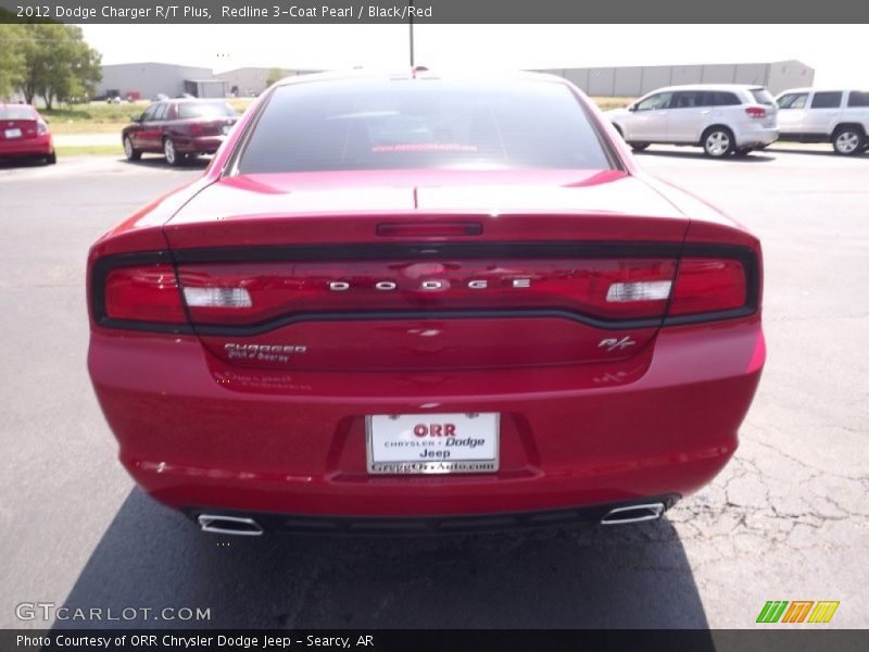 Redline 3-Coat Pearl / Black/Red 2012 Dodge Charger R/T Plus