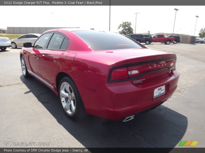 Redline 3-Coat Pearl / Black/Red 2012 Dodge Charger R/T Plus