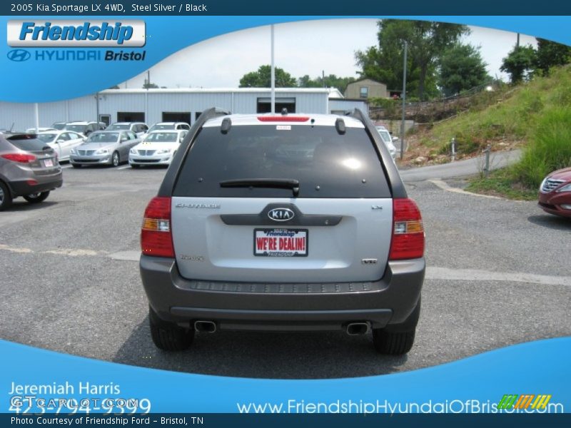 Steel Silver / Black 2005 Kia Sportage LX 4WD