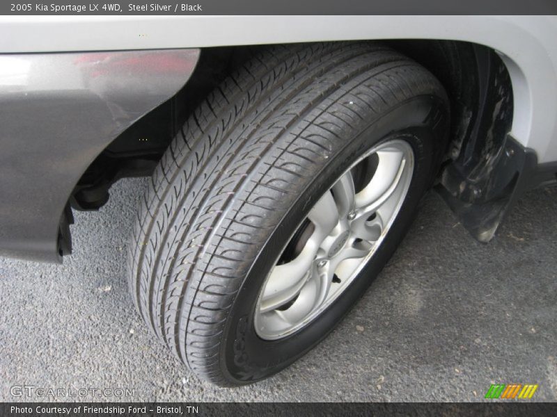 Steel Silver / Black 2005 Kia Sportage LX 4WD