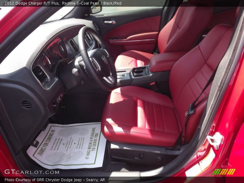 Redline 3-Coat Pearl / Black/Red 2012 Dodge Charger R/T Plus