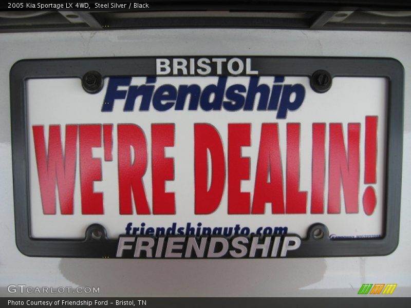 Steel Silver / Black 2005 Kia Sportage LX 4WD