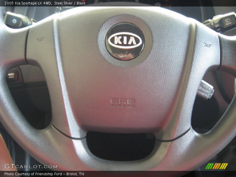 Steel Silver / Black 2005 Kia Sportage LX 4WD