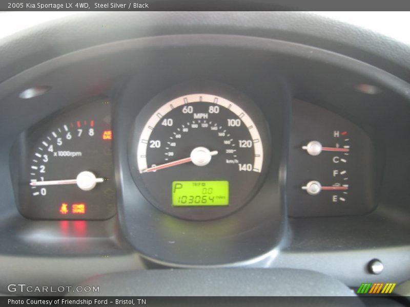 Steel Silver / Black 2005 Kia Sportage LX 4WD