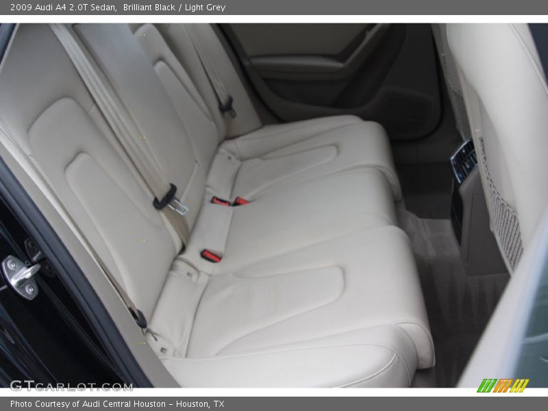 Brilliant Black / Light Grey 2009 Audi A4 2.0T Sedan
