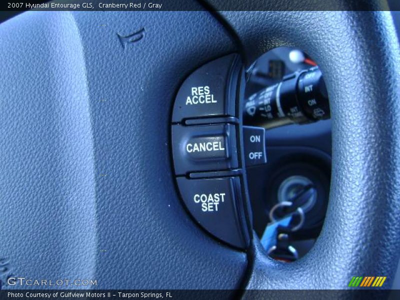 Cranberry Red / Gray 2007 Hyundai Entourage GLS
