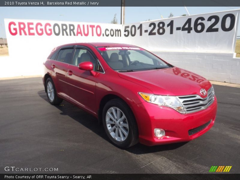 Barcelona Red Metallic / Ivory 2010 Toyota Venza I4