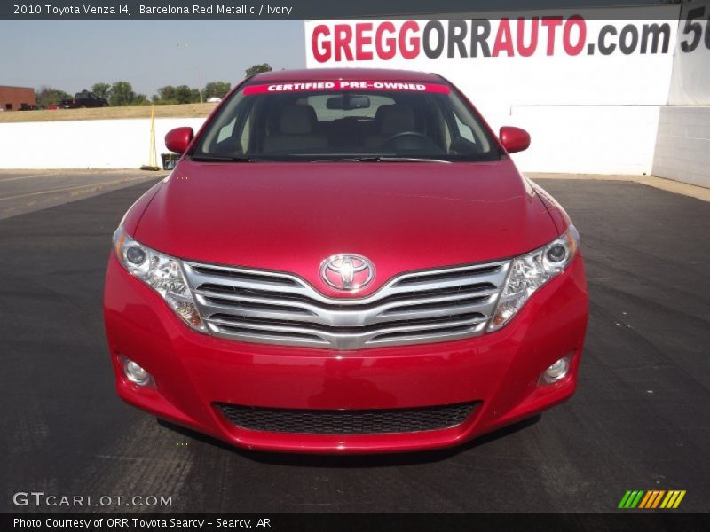 Barcelona Red Metallic / Ivory 2010 Toyota Venza I4