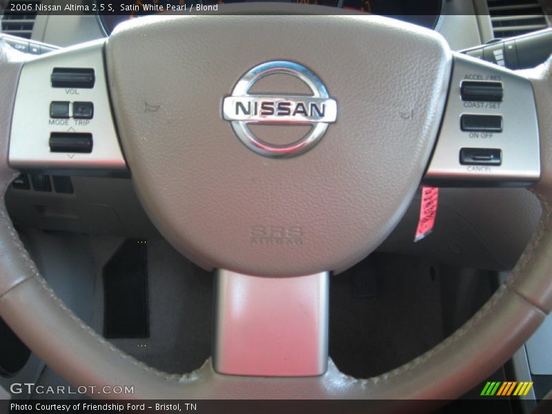 Satin White Pearl / Blond 2006 Nissan Altima 2.5 S