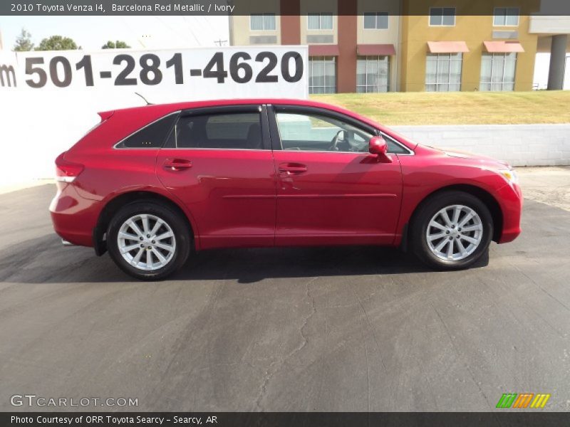 Barcelona Red Metallic / Ivory 2010 Toyota Venza I4