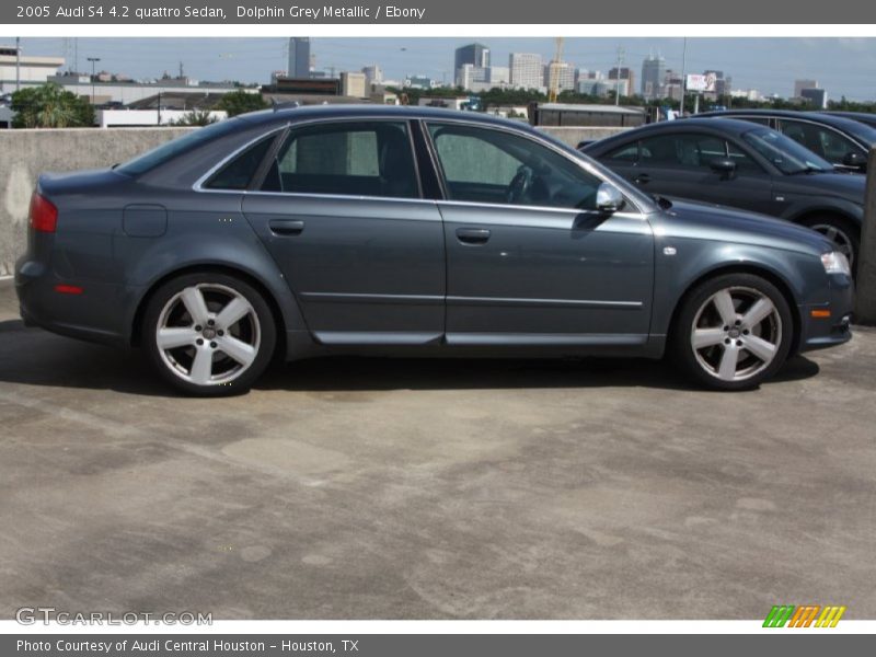 Dolphin Grey Metallic / Ebony 2005 Audi S4 4.2 quattro Sedan