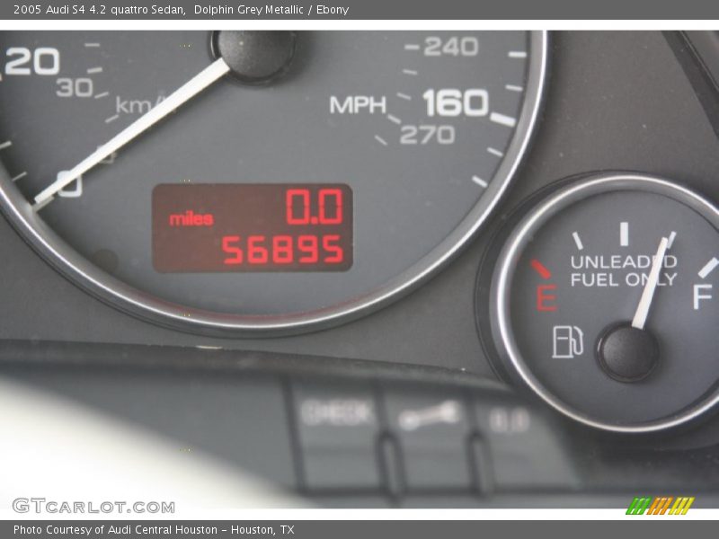 Dolphin Grey Metallic / Ebony 2005 Audi S4 4.2 quattro Sedan