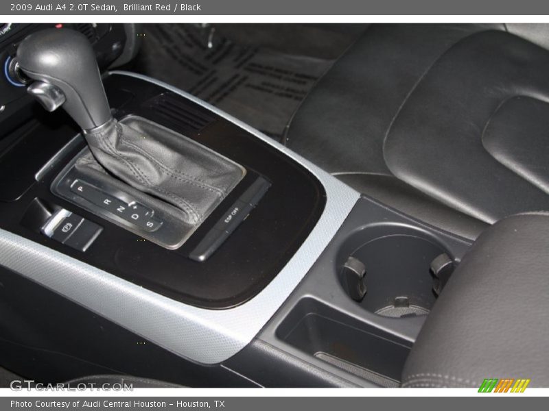 Brilliant Red / Black 2009 Audi A4 2.0T Sedan
