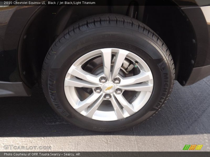 Black / Jet Black/Light Titanium 2010 Chevrolet Equinox LS