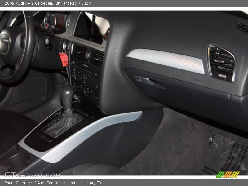 Brilliant Red / Black 2009 Audi A4 2.0T Sedan